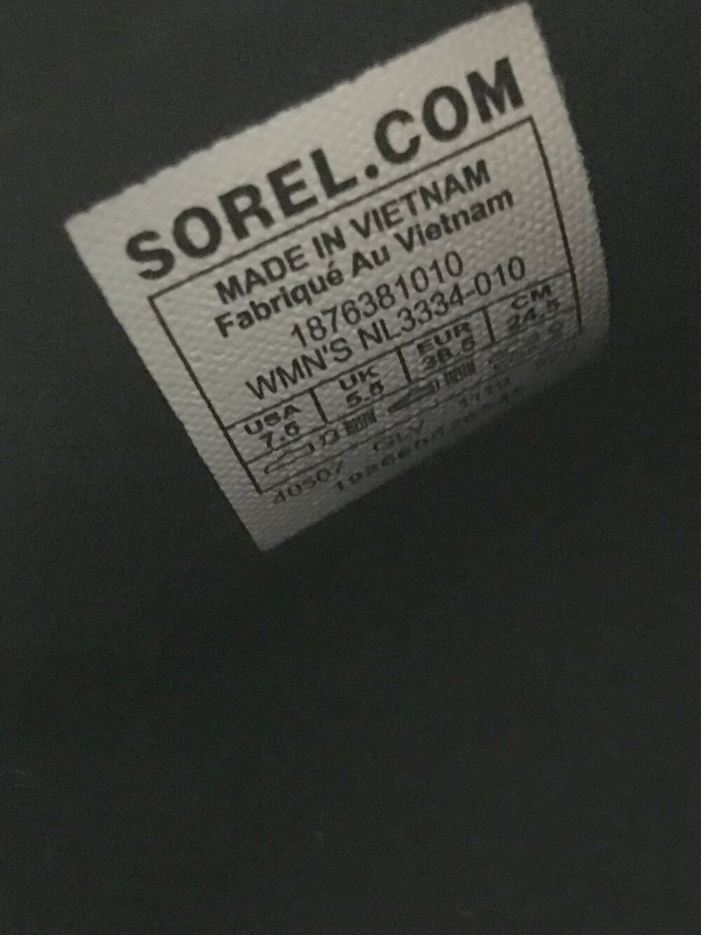 Sorel Women's Black Chelsa Boots Size 7.5 - Picture 8 of 9